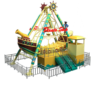 Thrilling Pirate Ship Carnival Ride