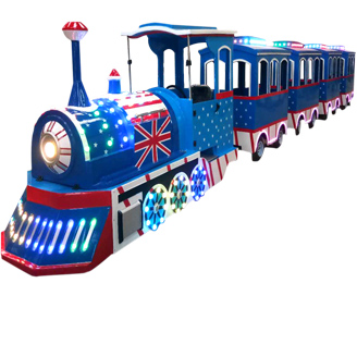 British Style Trackless Train